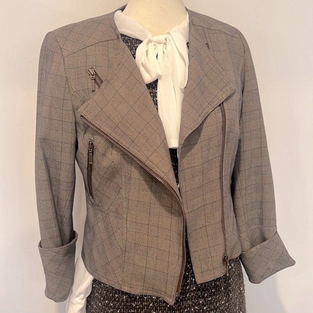 Clearance  Classy, biker style, business, casual, spring blazer size 8 MARQUIS